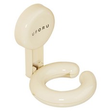 JOW BUY 蕉蕉購物 免打孔吸盤吹風機架, 米白色, 1個