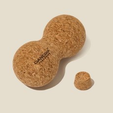 GANESHA YOGA PROPS 軟木按摩球 雙球 大號, Cork, 1個