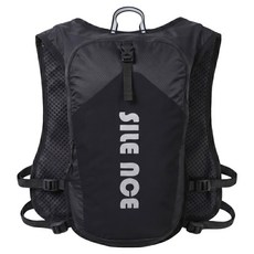 Silence Trailrace 跑步運動輕量後揹包 4L 170g, 黑色, 1個