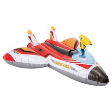 INTEX 水槍Plain Ride-On泳圈 57536, 隨機出貨, 1個