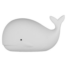 JOW BUY 蕉蕉購物 USB鯨魚造型小夜燈, 白色