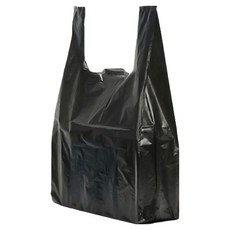 지엔홈 국내 제조 튼튼하고 걸어쓰는 손잡이 마트 비닐봉투 검정색 200매, 1개, 12L