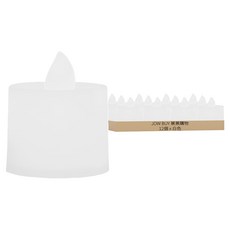 JOW BUY 蕉蕉購物 七彩漸變色LED電子蠟燭燈 12個, 白色