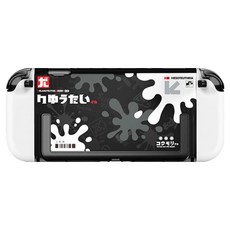 이이네 닌텐도 스위치2 하드 스플래툰 테마 풀커버케이스, 블랙, 1개, L1287