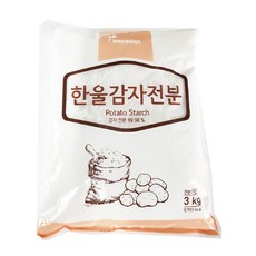 韓蔚馬鈴薯澱粉 進口 99.98%, 1個, 3kg
