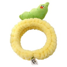 JOW BUY 蕉蕉購物 逗趣碗豆洗臉手腕帶, 1個, 黃色