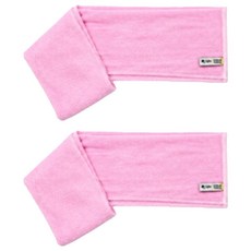 Oceantowel 彩色長版纖薄身體浴巾, 粉紅色, 2個, 1入