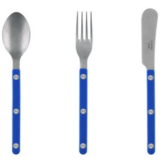 사브르 브리즈 디저트 커트러리 선물세트 Vintage Lapis Blue, 1개, 티 스푼 + 케이크 포크 + 스프레더
