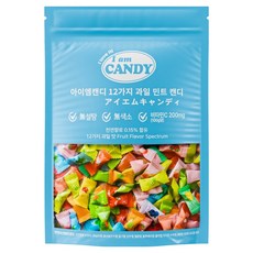 아이엠캔디 무설탕 12가지 과일 민트 비타민C 캔디, 1개, 100g