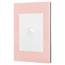 Legrand 羅格朗 Excel VIVO Simple 1開開關 粉紅色 + 白色, 1個