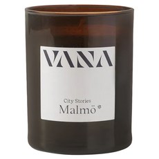 VANA 瑞典天然香氛蠟燭 MAL馬爾默, 210g, 1件, 復古木質調