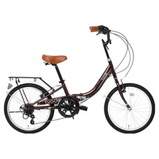 케이투바이크 브로디20 7단 미니벨로(접이식) 자전거 방문설치, 펄 브라운, 50.8cm(20인치)