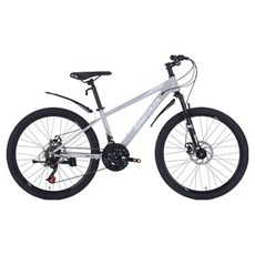 케이투바이크 레이브 2.1D 24 원터치 MTB 자전거 방문설치, 그레이, 1개, 150cm