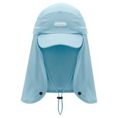 OUTDOOR PRODUCTS 日常兩用翻蓋棒球帽, 淺藍色, 1個