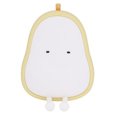 JOW BUY 蕉蕉購物 USB充電西洋梨造型暖光小夜燈, 白色