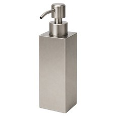 High&Dry 304不鏽鋼方形按壓瓶 250ml ab 920031, 銀色, 1個