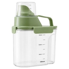 inbloom 密封計量雜糧米儲存容器 2L, 鼠尾草綠, 1個