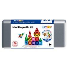브레인펀 미니 마그네틱 빌딩 24p, 1개, 혼합색상
