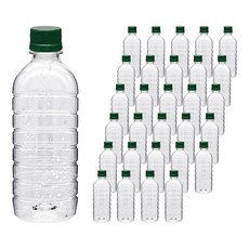 mir 綠色耐壓蓋 48入 + PET 圓形透明飲料空瓶 900ml x 48入 組, 1套
