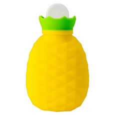 JOW BUY 蕉蕉購物 白金矽膠鳳梨造型注水熱水袋, 1個