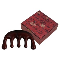 JOW BUY 蕉蕉購物 紫檀木寬齒梳禮盒, 1個, 紫色