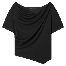 MIXXO 女款垂墜領短袖T恤 RE HWG502A