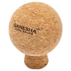 GANESHA YOGA PROPS 軟木單顆按摩球 大號, 單一顏色, 1個