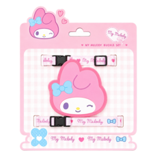 Sanrio 三麗鷗 萌萌系列 寵物胸背 7~18斤猫狗通用, 美樂蒂 粉色, 1個