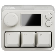 펄사 XPAD Mini 게이밍 키패드, 마그네틱축(자석축), PLXPM101, 화이트
