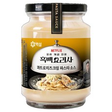 백설 나폴리맛피아 권성준셰프 콰트로 치즈 크림 파스타소스, 430g, 1개