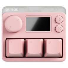 pulsar XPAD Mini 遊戲數字鍵盤, 磁軸(磁鐵軸), PLXPM101, 粉紅色