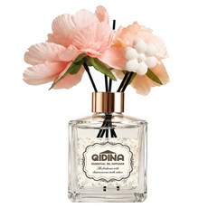 QIDINA 奇蒂娜 花香盛開珪藻土室內香氛擴香瓶, 1件, 200ml, 香水麝香