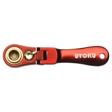 Yutoku 超小型可彎曲迷你棘輪扳手 紅色 FXRGM-2, 1個