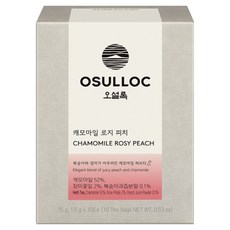 OSULLOC 洋甘菊蘋果水蜜桃金字塔茶包, 1.5g, 10入, 1個