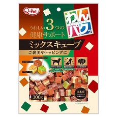Q-Pet 巧沛 口福系列 犬用零食, 300g, 1個, 綜合肉角