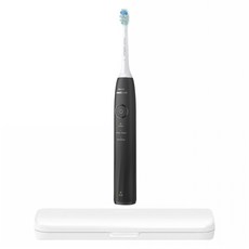 PHILIPS 飛利浦 Sonicare 舒適清潔音波電動牙刷 附收納盒, 量子黑, 1個, HX5070/01