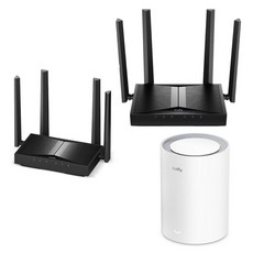 cudy 雙頻WiFi無線路由器3件組, 1套, WR3600 2個 + M3000