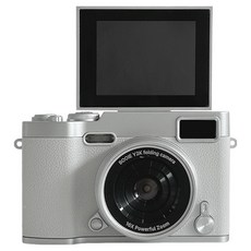 부이 Y2K 폴딩 디지털 레트로 감성 디카 접이식 카메라 WHITE, B6CA-02F