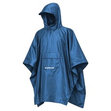 EXPEAK 登山斗篷式揹包客雨衣, 湖水藍, 1個