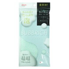 aisen 極上泡立體特織澡巾, 湖水綠, 1個, 1個裝