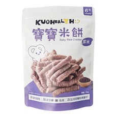 郭老師 寶寶米餅, 35g, 1個, 紫米