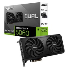 ASUS 華碩 GeForce RTX 5060 OC D6 8GB 顯示卡 Intek & Company, DUAL-RTX5060-O8G-EVO