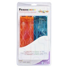 PicassoTILES 畢卡索 磁性賽車軌道斜坡擴充6件組 PTR06, 混和顏色, 1個