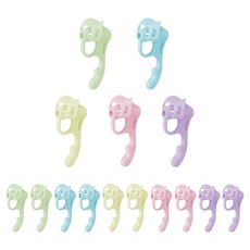 KHOKURI 五指寫字矯正器 5款 x 3入組 6W0307, 1套, 混合色