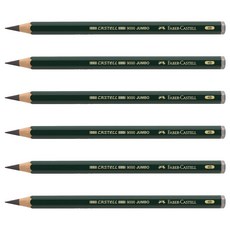 FABER-CASTELL 輝柏 Jumbo Castell 9000鉛筆 4B, 單一顏色, 6個