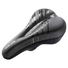 WEST BIKING 西騎者 矽膠柔軟自行車座墊套, 矽膠黑色防刮條紋, 1個