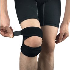 Medicell 運動關節保護髕骨雙綁帶雙層護膝 2入, 1個, 單一顏色