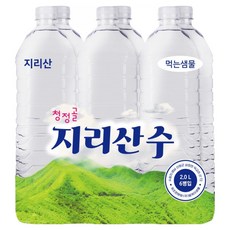 청정골지리산수 무라벨, 6개, 2L 6개, 2L
