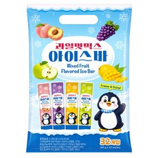 과일맛 믹스 아이스바, 40g, 32개