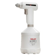 DELIXI 德力西 多功能電動噴壺 充電式高壓噴水瓶 1L, 白色, 1個